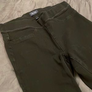 J Crew black jean leggings. SZ 30P.
